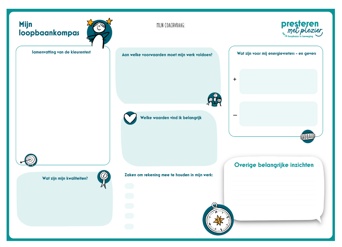 Loopbaanbegeleider in Warmond Christine van Presteren met plezier tijdens een coachgesprek
